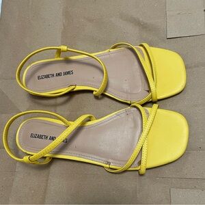 Elizabeth and James Bright Yellow Sandals
